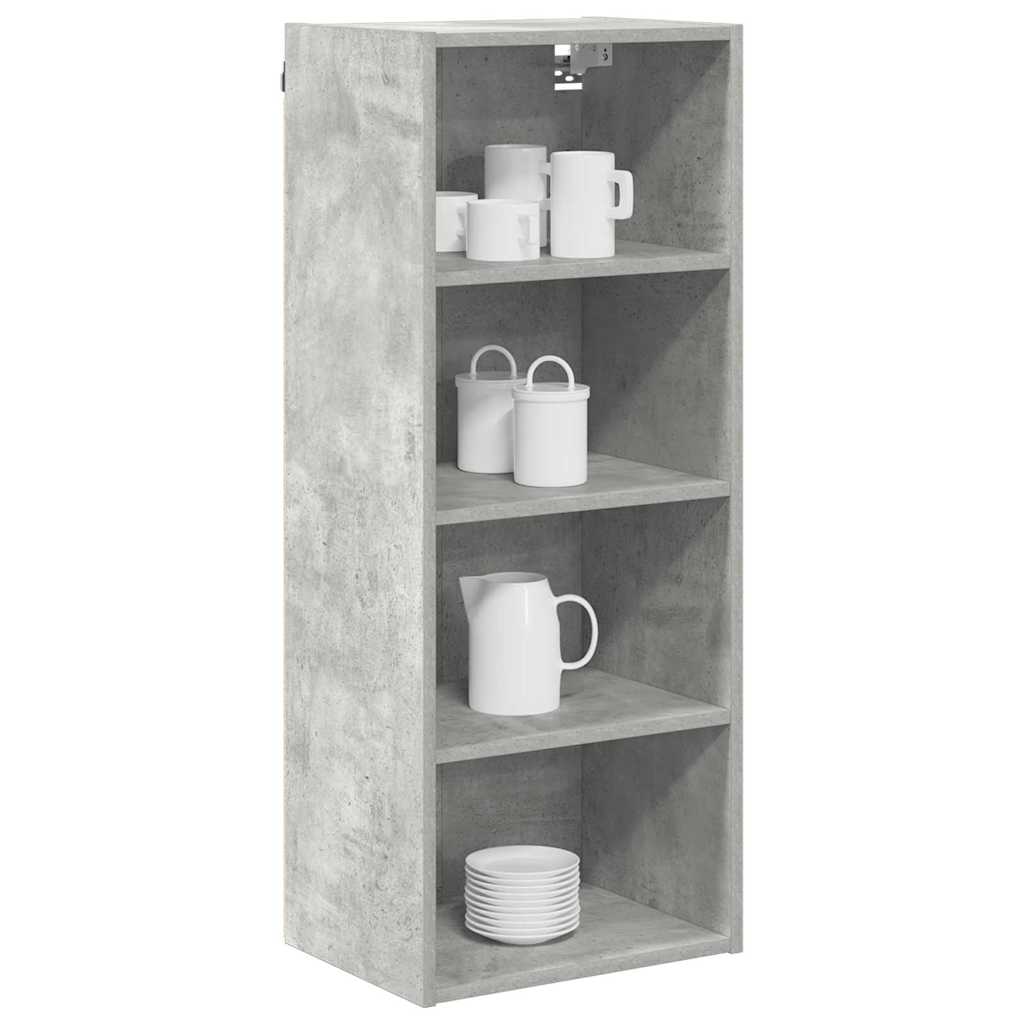 Hängeschrank Riga Beton Grau 40 x 29,5 x 100 cm Holzwerkstoff